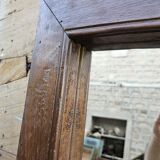 Burmese teak mirror
