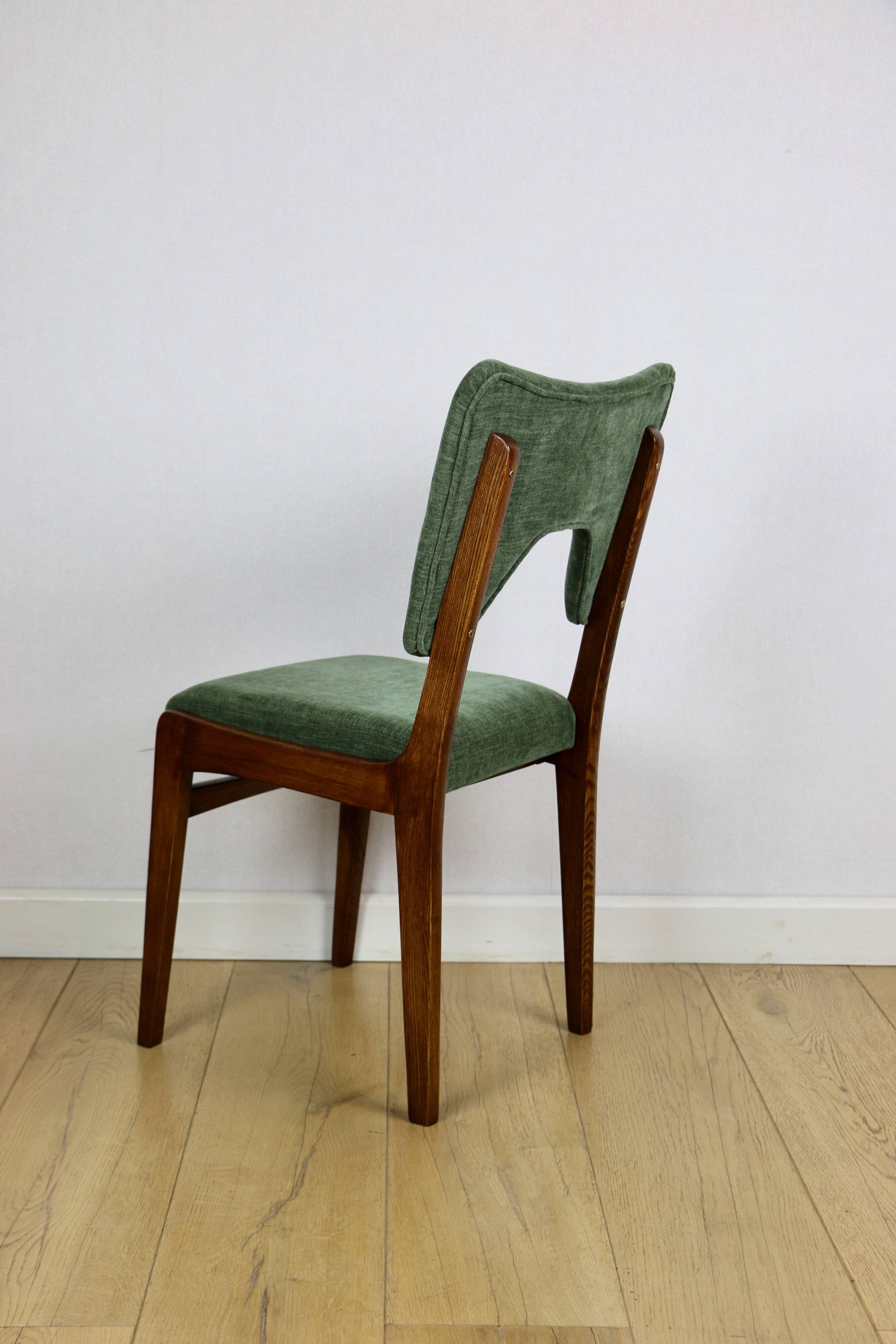 Chaises Vintage Hałas vert-olive vintage - 2 pièces - ensemble