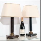 Lampes cuir