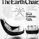 Chaise et tabouret Earth par Percival Lafer