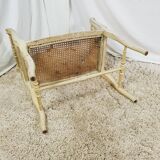 Old caned Louis XV style seat