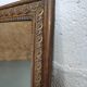 Golden contour wall mirror