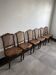 SET OF 6 LOUIS XV CANED CHAIRS IN WALNUT