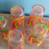 Verres vintage années 70