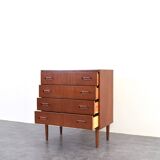 Mid-Century Danish Teak Chest of Drawers, 1960s.