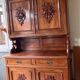 Henri II walnut hunting buffet