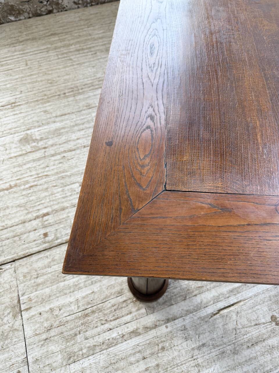 Dudouyt oak dining table 1940