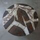 Mid century coffee table by Ole Bjorn Krüger in Stoneware and Rosewood, 1960s