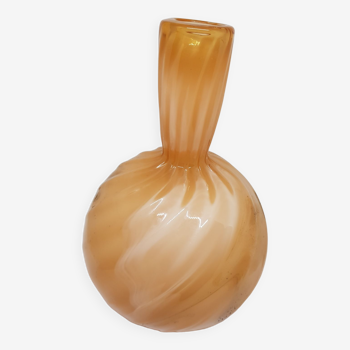 Blown glass ball vase
