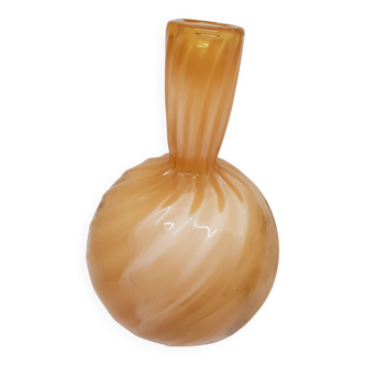 Vase boule verre soufflé