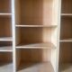 Modular library in solid wood