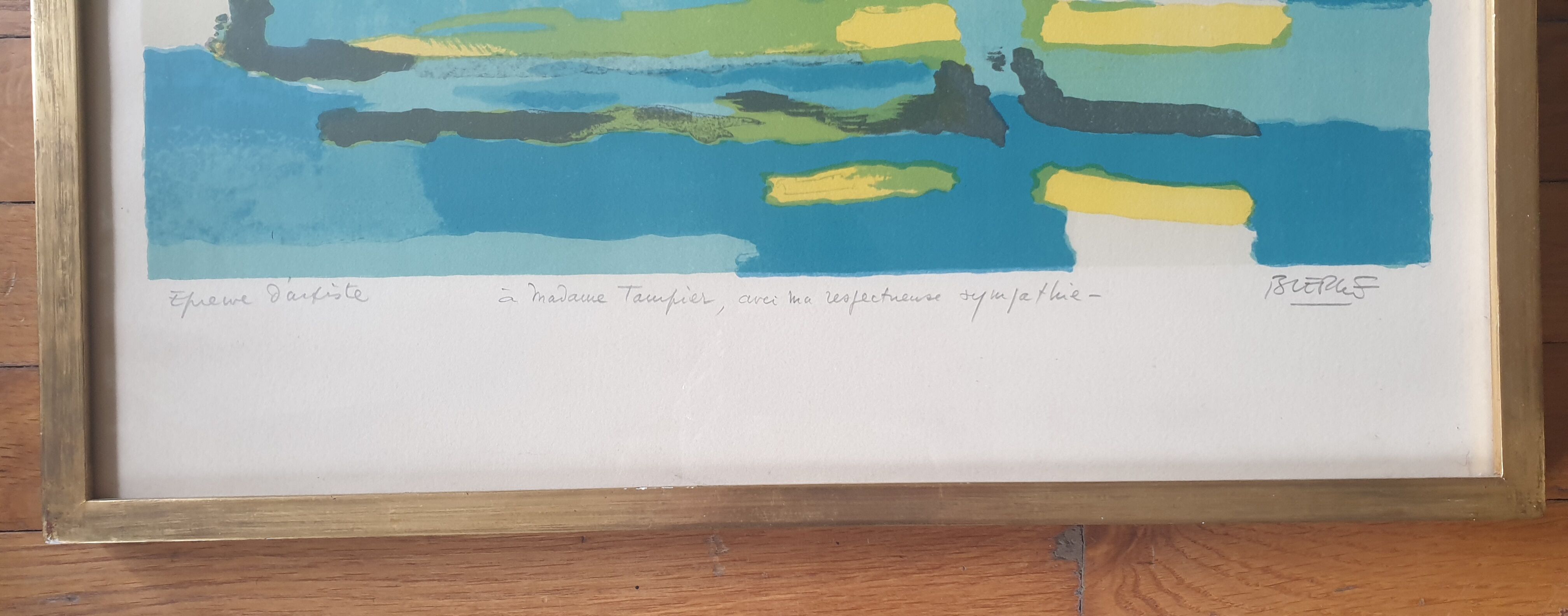 Framed illustration, R.Bierge