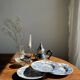 Lot de 5 assiettes anglaises bleues D23