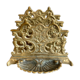 Vintage letter holder in gilded brass