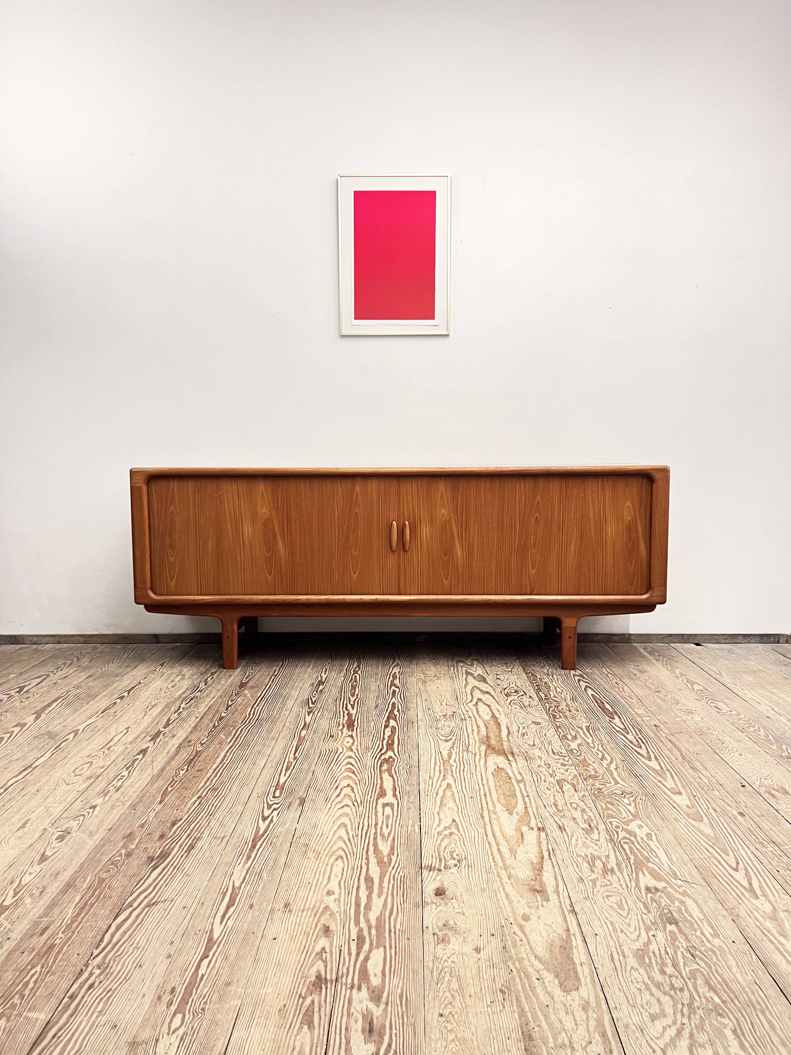 Danish Mid-Century Modern Sideboard in Teak with Tambour Doors by Dyrlund, Denmark