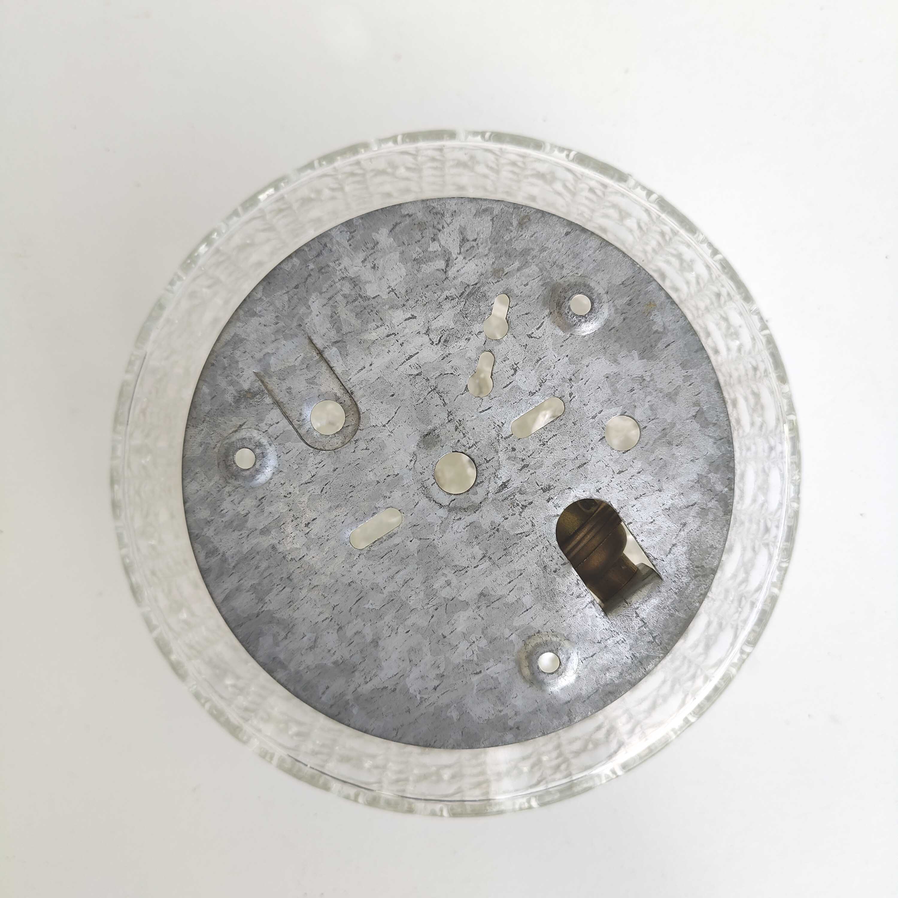 Ceiling lamp applied molded glass