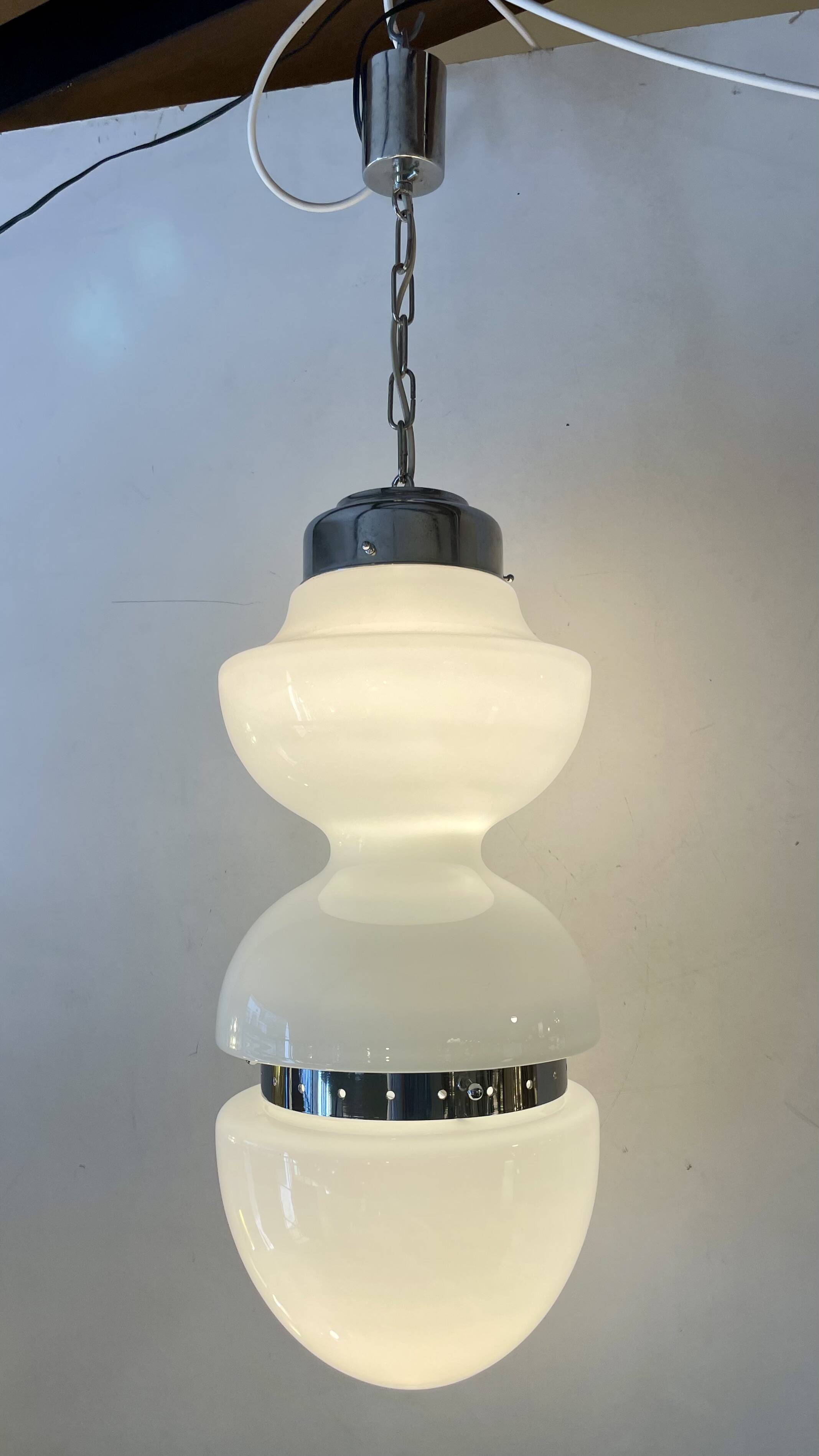 Space-Age Murano Pendant Light, Italy, 1970s