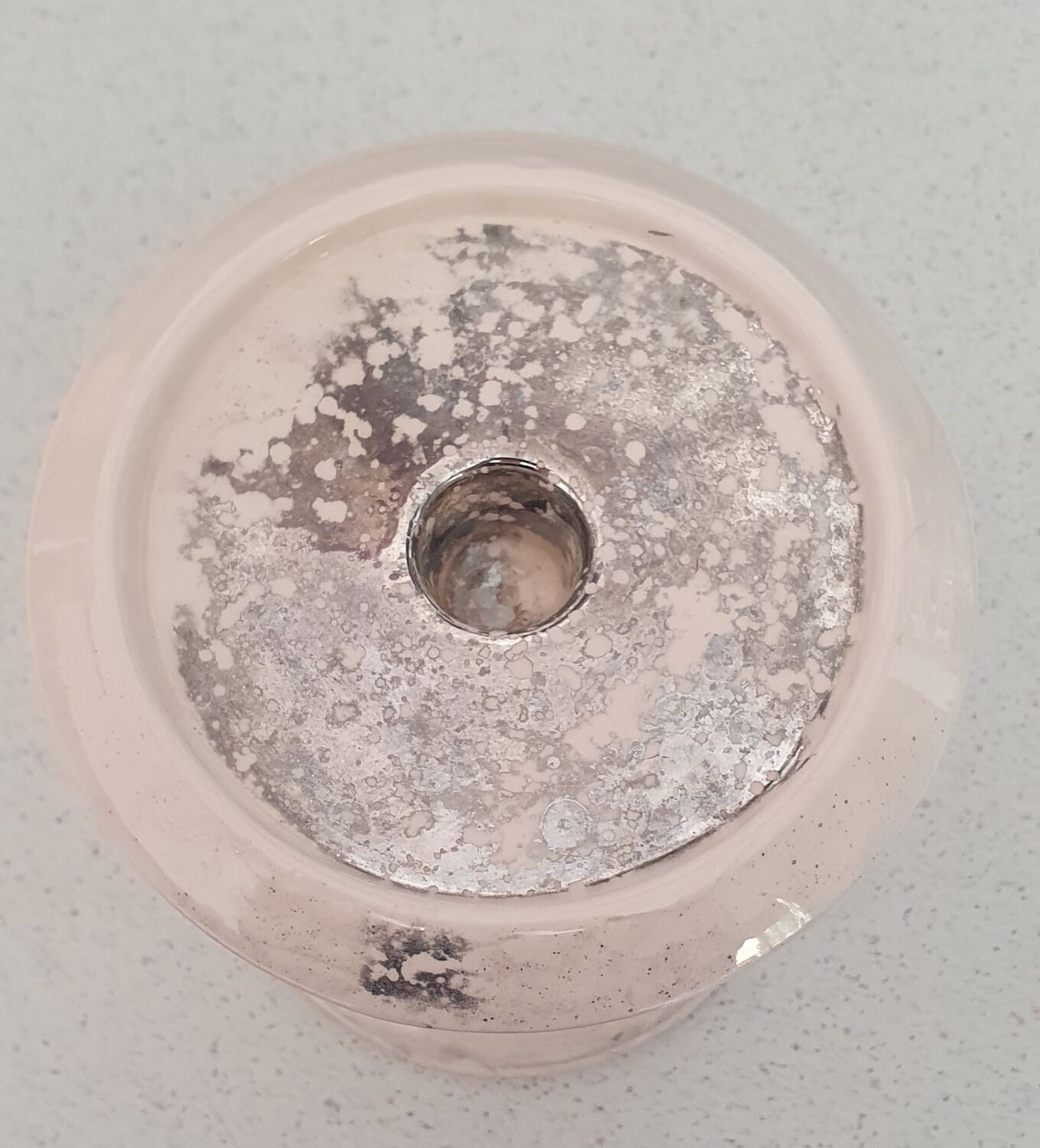 Large porcelain candle holder