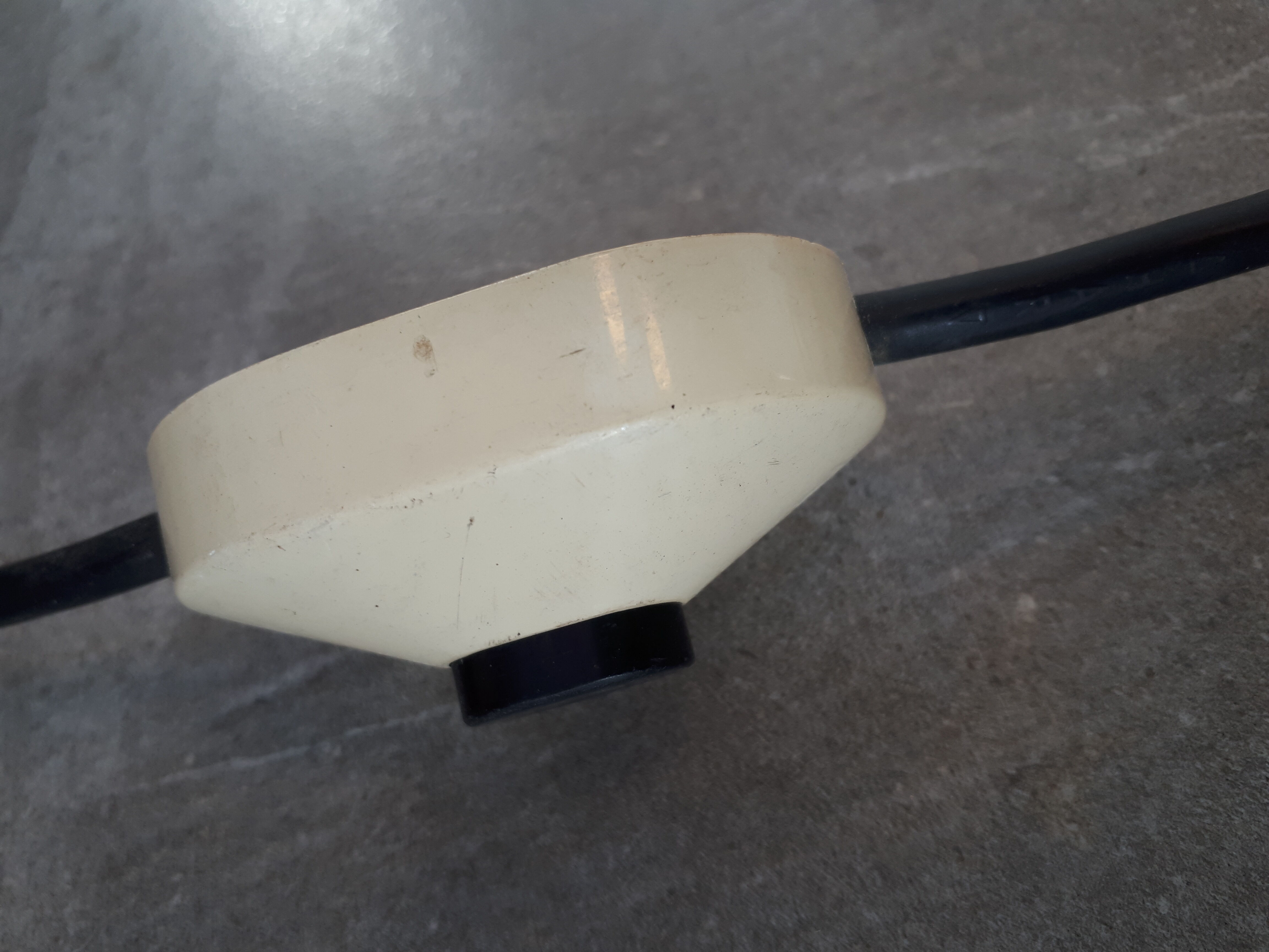 Italian lamppost 3 globes opalines 60s