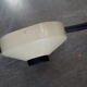 Italian lamppost 3 globes opalines 60s