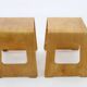 1990s Lisa Norinder Pair of Wooden Stools for Ikea, Sweden