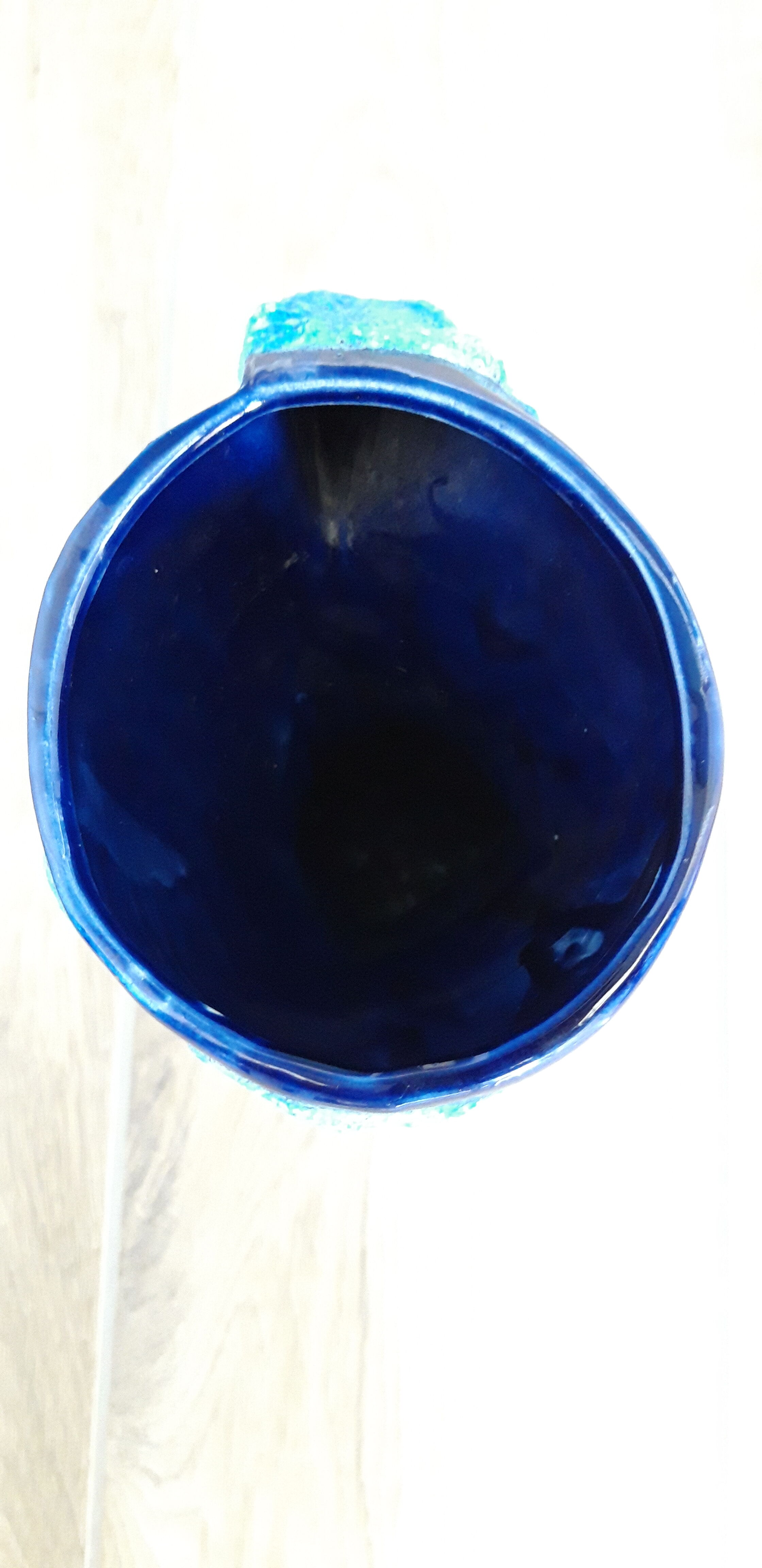 Fat lava ceramic vase from Vallauris, 60s/70s