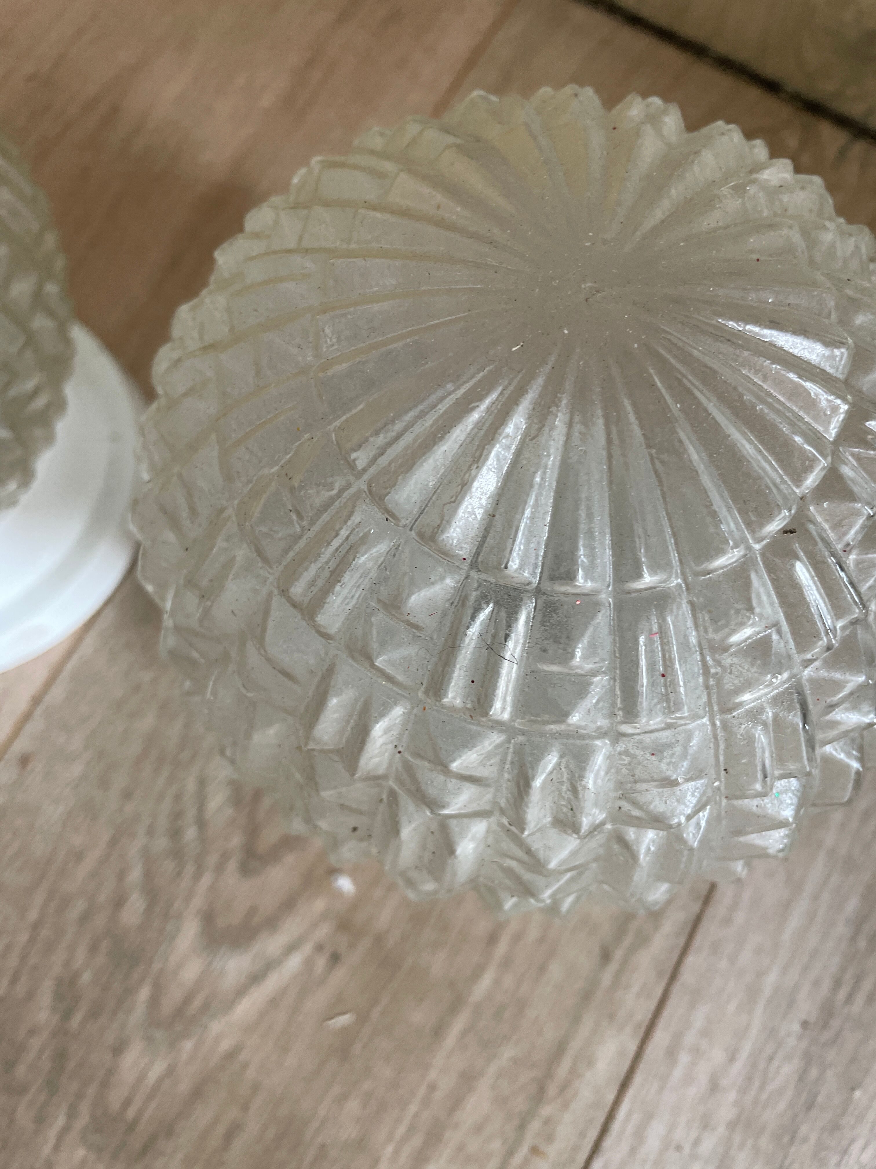 Glass ceiling lights