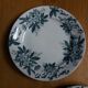 Assiettes Terre de fer Saint Amand décor Anémone
