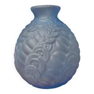 Vases art déco en persglas - floral