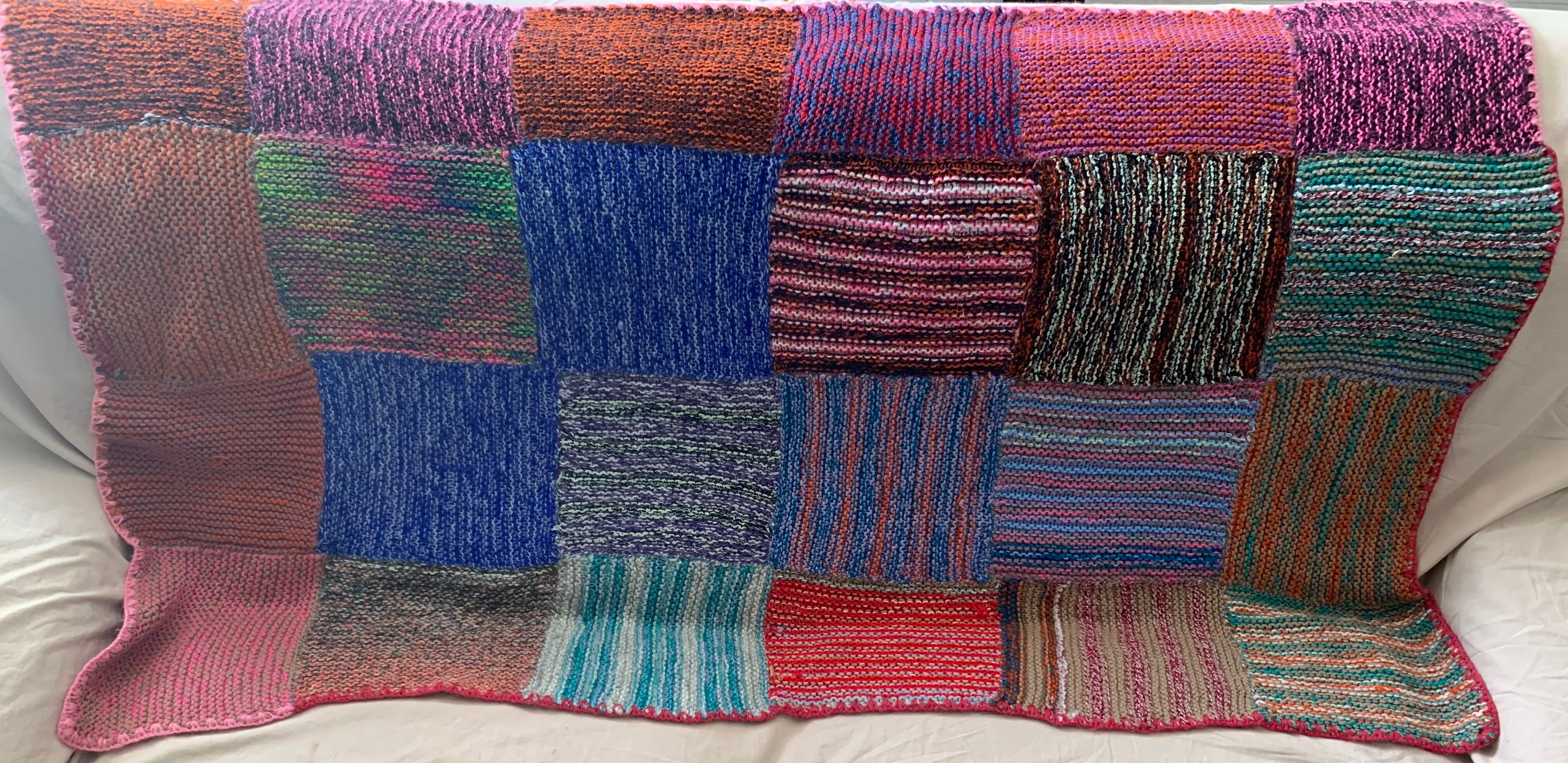 Cover, plaid patchwork