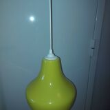 Vintage opaline pendant lamp