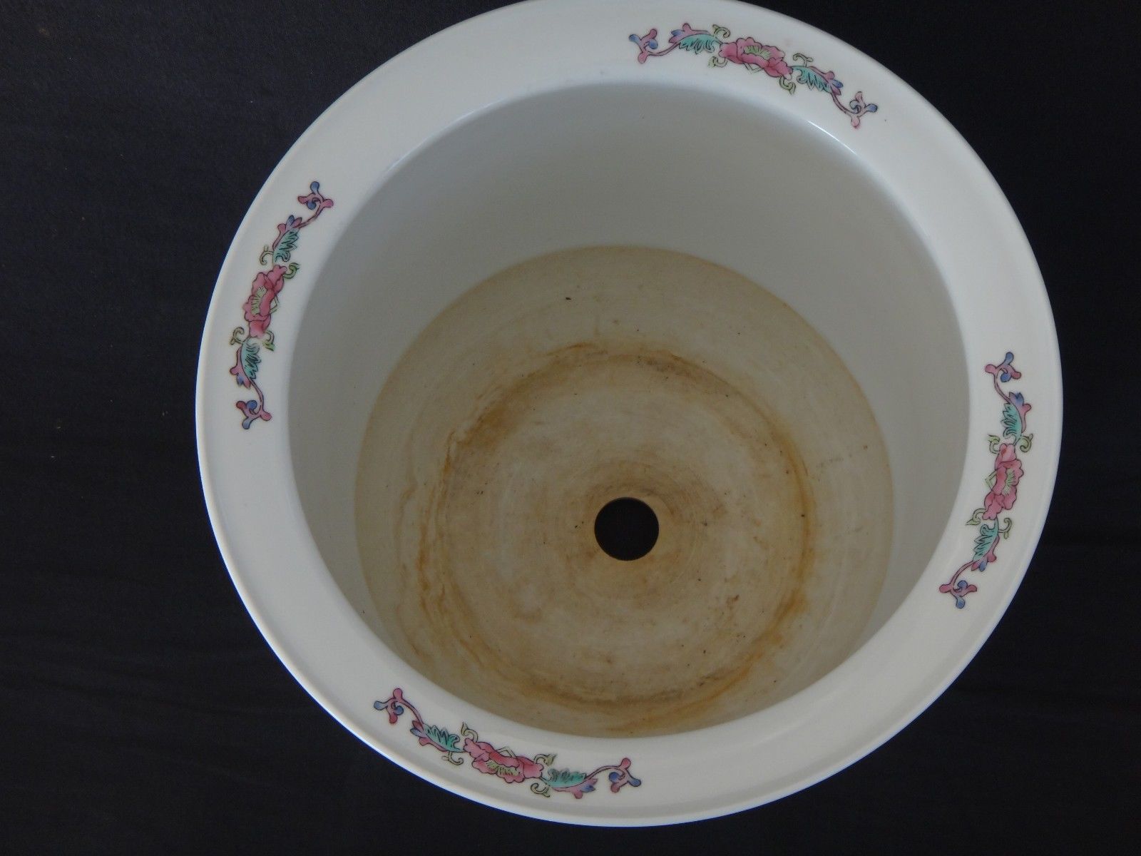 Cache pot chinois famille rose vase Chine porcelaine début XXème