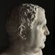 Buste de Vitellius en plâtre romain, 20e siècle.