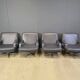 Set of 4 swivel chairs by Bernd Munzebrock for Walter Knoll, 1970s