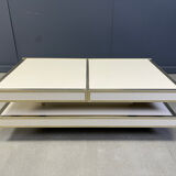 Vintage coffee table by Willy Rizzo for Mario Sabot, 1970s