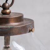 Large Clear Glass Pendant Light