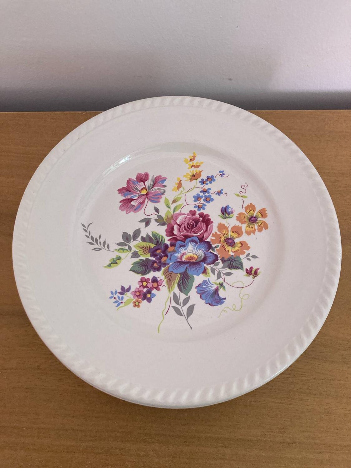 Vintage Luneville France plates