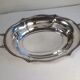 Serving dish in silver metal
