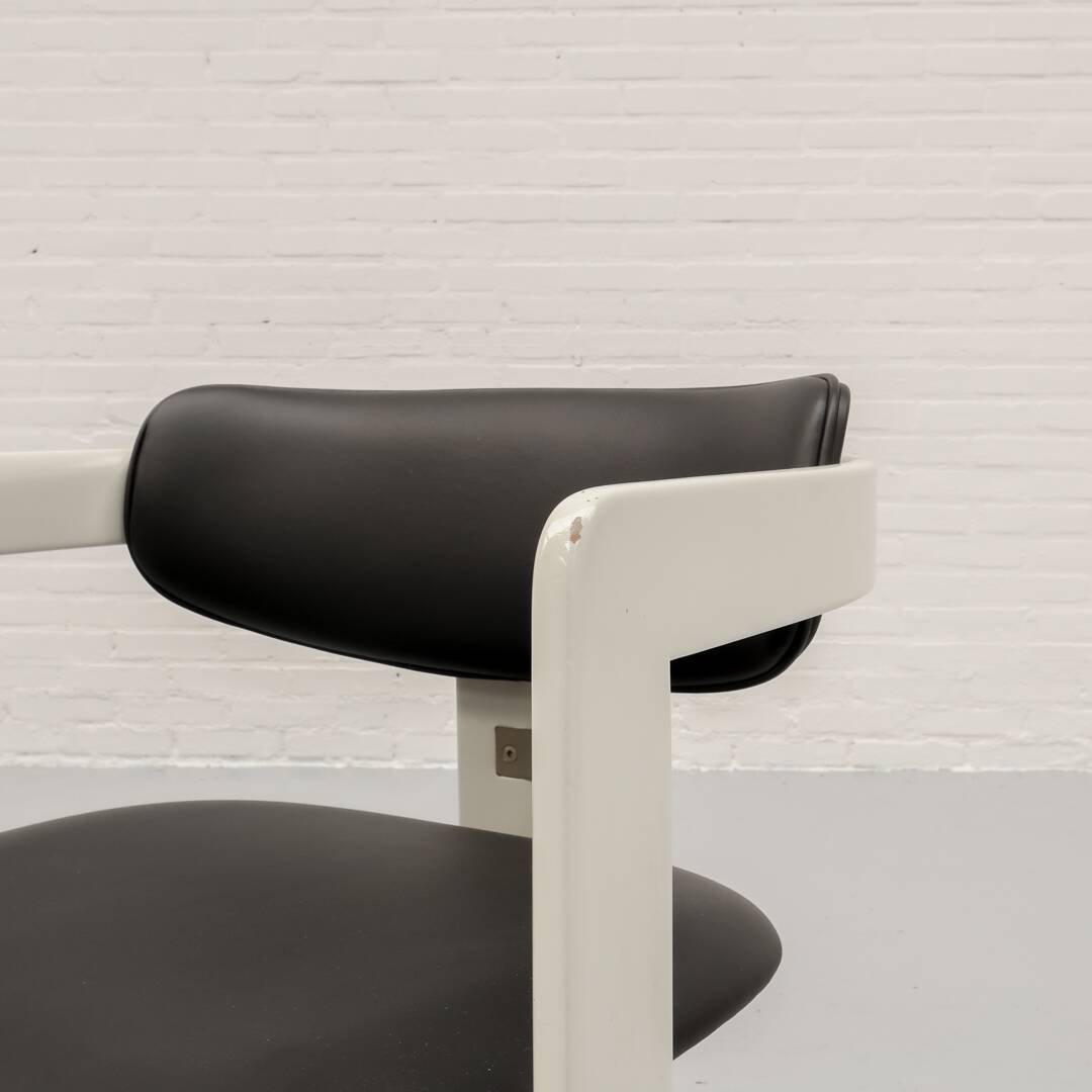 Chaise de salle à manger Pamplona par Augusto Savini pour Pozzi 1970