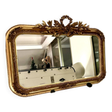 Gilded wood mirror