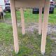 Table de cuisine en bois ancienne vintage