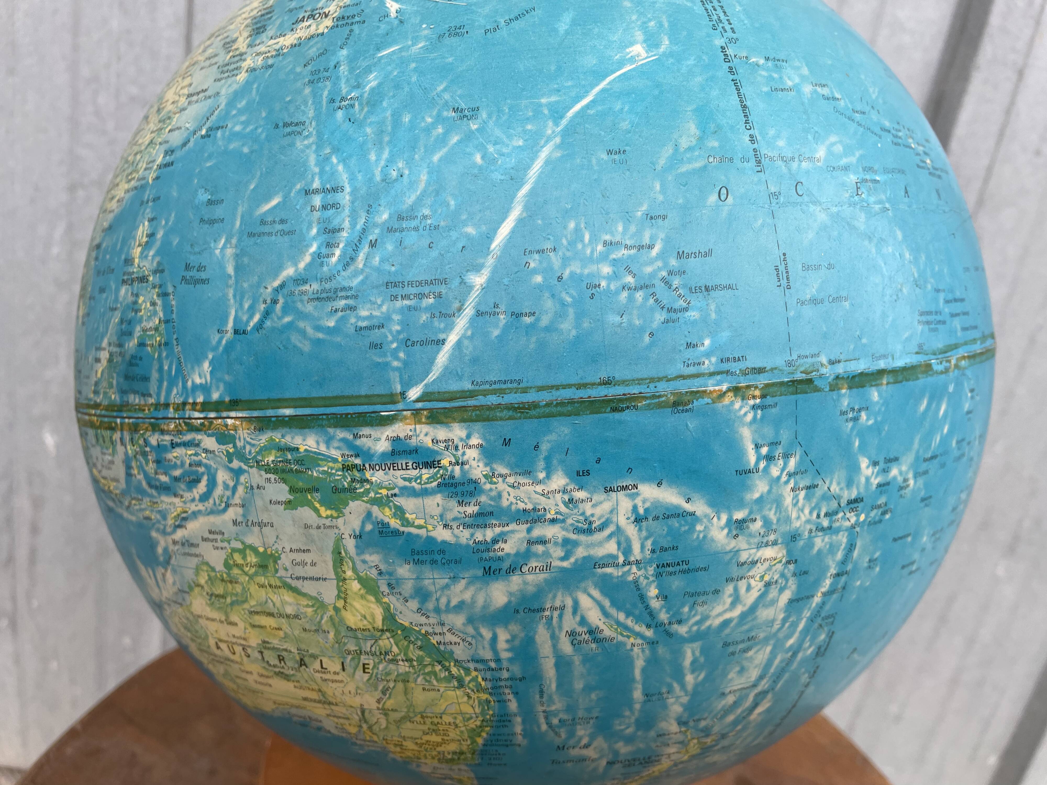 Illuminated Earth Globe