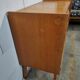Commode vintage en bois et rotin