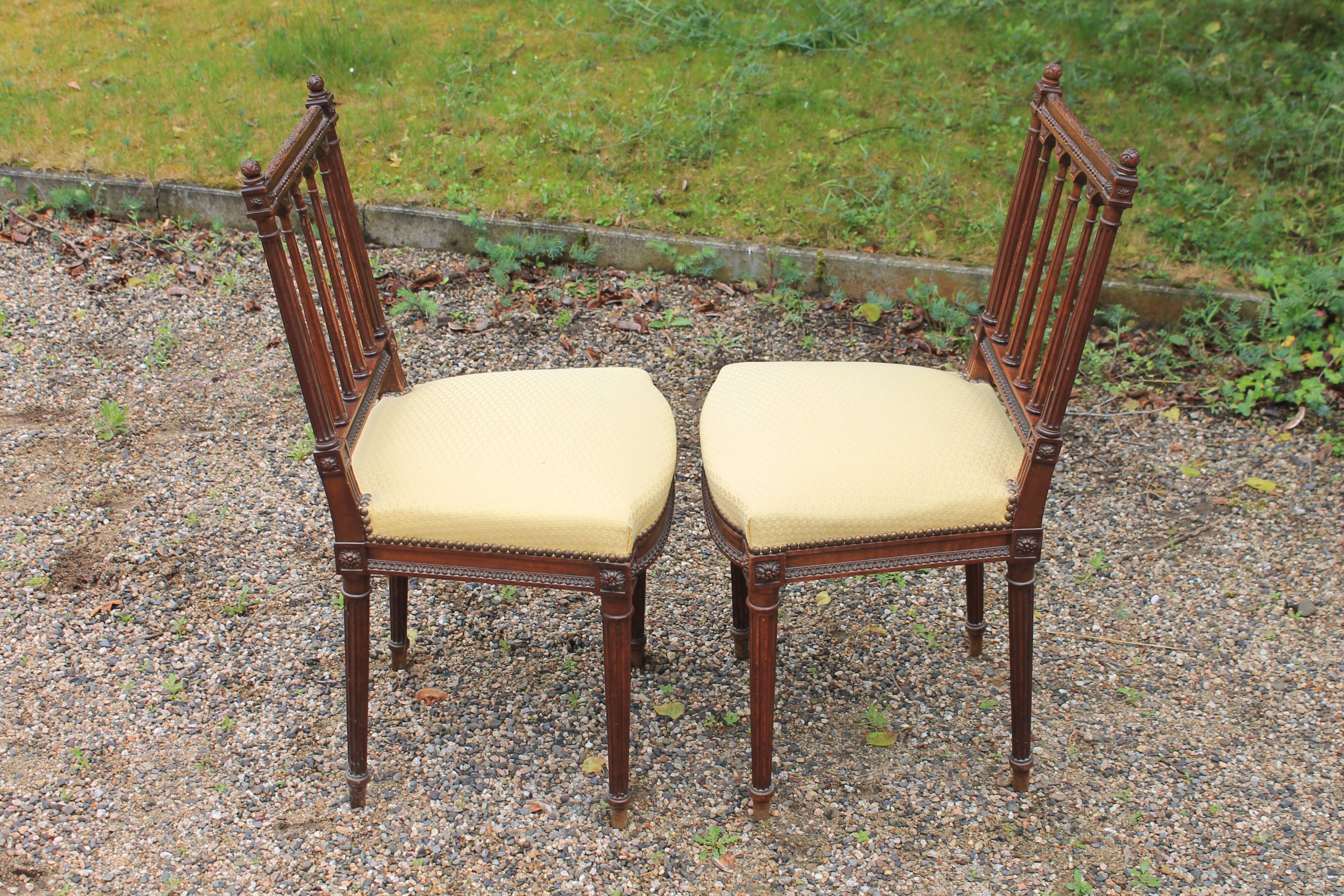 Pair of Napoleon III chairs