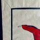 Contemporary Art Painting Signed 1992 Embroidered - Whirling Dervish - Framed