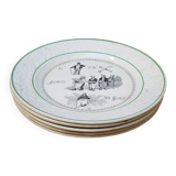 5 old ceramic speakers HB Choisy