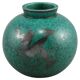 Wilhelm kage vase in ceramic "argenta" gustavsberg sweden 1940s marked