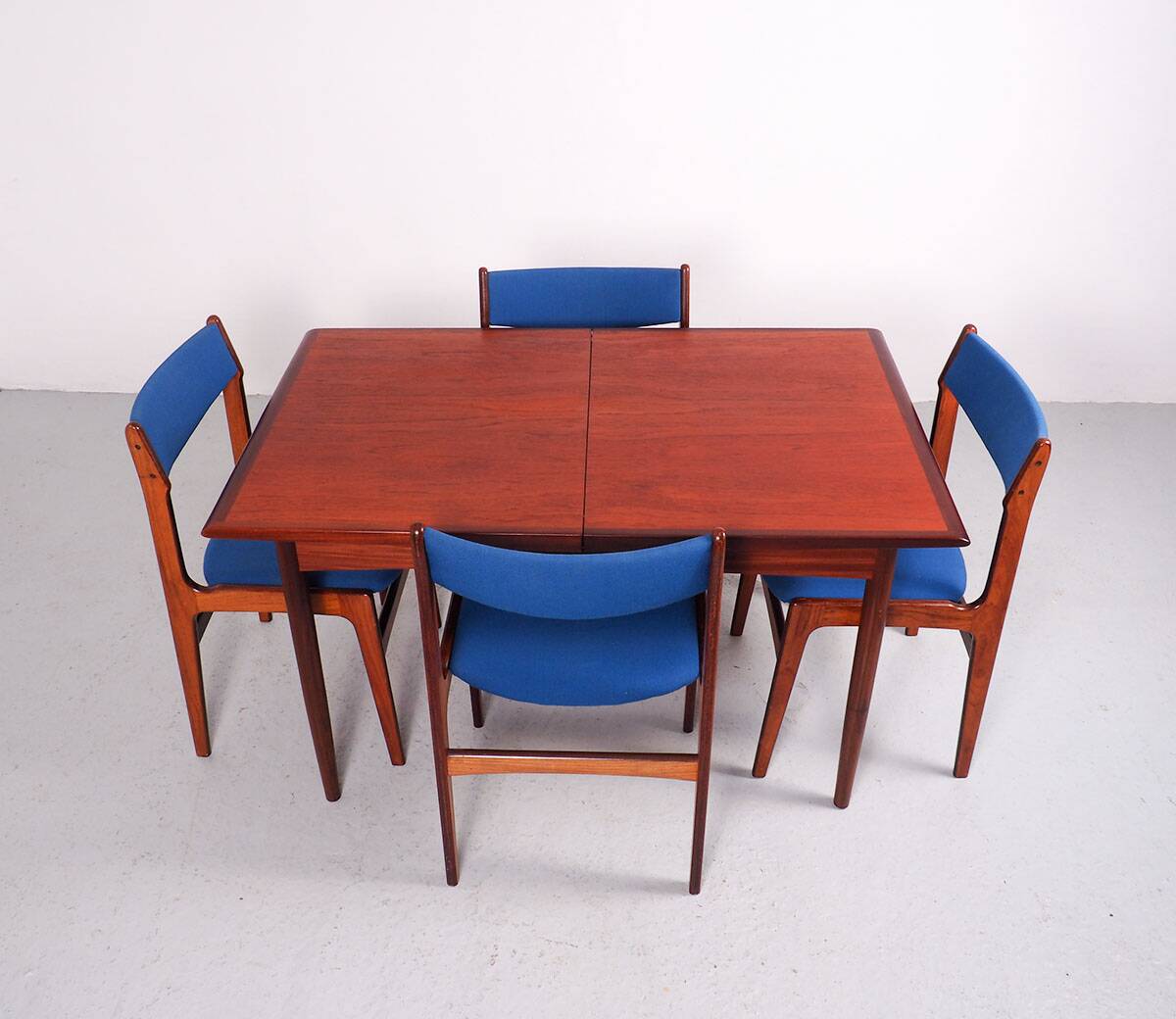 Vintage Teak Extendable Dining Table, 1960s