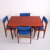 Vintage Teak Extendable Dining Table, 1960s