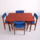 Vintage Teak Extendable Dining Table, 1960s